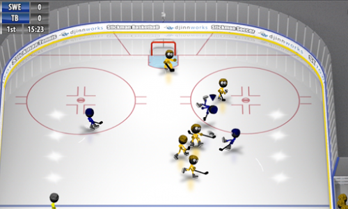 اسکرین شات بازی Stickman Ice Hockey 3