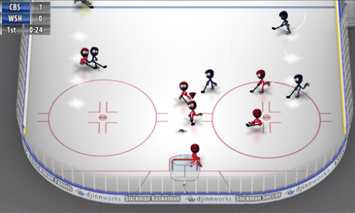 اسکرین شات بازی Stickman Ice Hockey 4