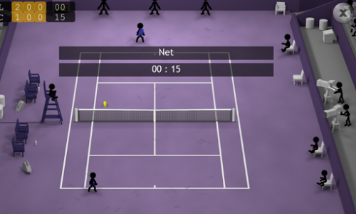 اسکرین شات بازی Stickman Tennis 3