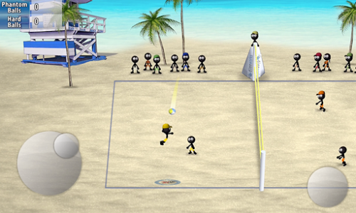 اسکرین شات بازی Stickman Volleyball 1