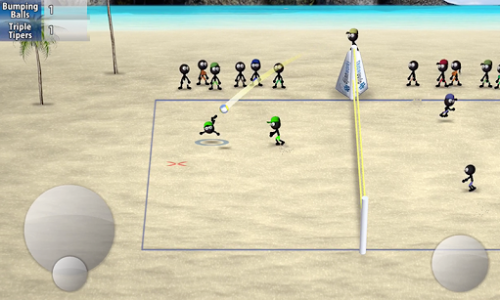 اسکرین شات بازی Stickman Volleyball 3