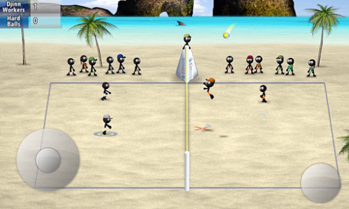 اسکرین شات بازی Stickman Volleyball 5