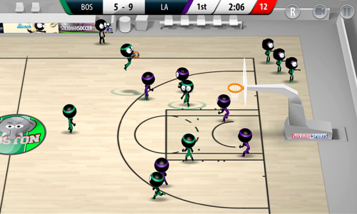 اسکرین شات بازی Stickman Basketball 3D 4
