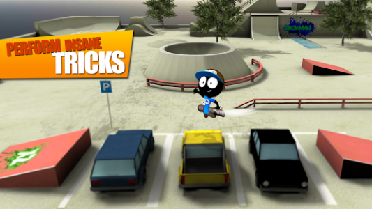 اسکرین شات بازی Stickman Skate Battle 3