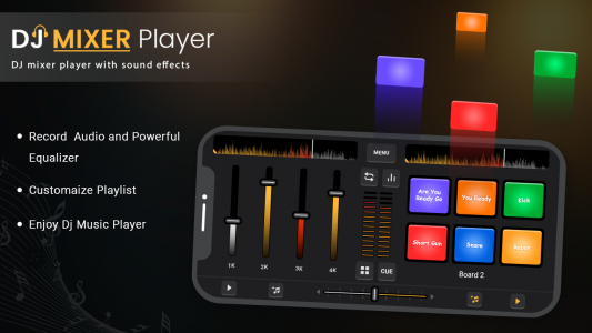 اسکرین شات برنامه DJ Mixer Player - Music Mixer 2