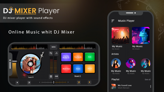 اسکرین شات برنامه DJ Mixer Player - Music Mixer 3