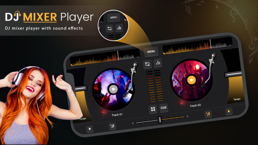 اسکرین شات برنامه DJ Mixer Player - Music Mixer 1