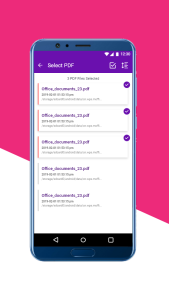 اسکرین شات 6 برنامه PDF Split, Merge, Delete Page