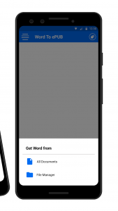 اسکرین شات 2 برنامه Word to ePUB Converter