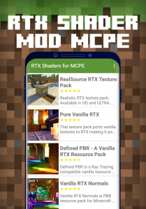 اسکرین شات برنامه RTX Shaders for MCPE 1