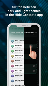 اسکرین شات 2 برنامه Hide Phone Number Contacts