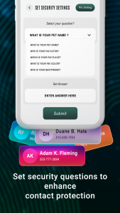 اسکرین شات 5 برنامه Hide Phone Number Contacts
