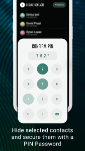 اسکرین شات 3 برنامه Hide Phone Number Contacts