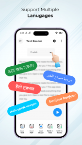 اسکرین شات برنامه Text Reader: Text to Voice 3