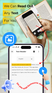 اسکرین شات برنامه Text Reader: Text to Voice 2