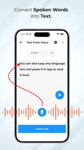 اسکرین شات برنامه Text Reader: Text to Voice 5