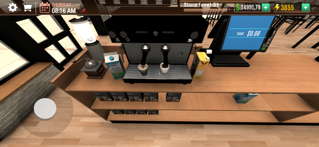 اسکرین شات بازی Coffee Shop Simulator 3D Cafe 3