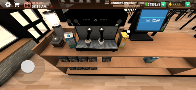 اسکرین شات 3 بازی Coffee Shop Simulator 3D Cafe