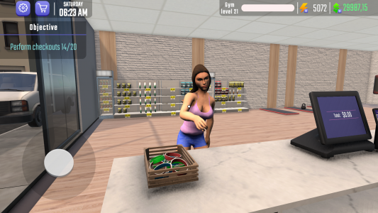 اسکرین شات بازی Gym Simulator 3D Fitness Store 1