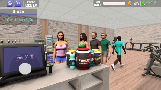 اسکرین شات بازی Gym Simulator 3D Fitness Store 5