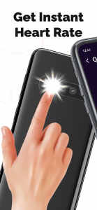اسکرین شات 2 برنامه Heart Rate Monitor: PulseCheck