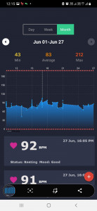 اسکرین شات برنامه Heart Rate Monitor - Pulse App 8