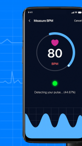 اسکرین شات برنامه Heart Rate Monitor - Pulse App 2