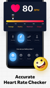 اسکرین شات برنامه Heart Rate Monitor - Pulse App 4
