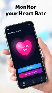 اسکرین شات برنامه Heart Rate Monitor - Pulse App 1