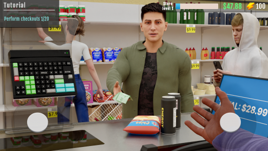 اسکرین شات بازی Supermarket Manager Simulator 1