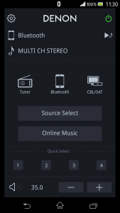 اسکرین شات 1 برنامه Denon 500 Series Remote