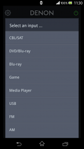 اسکرین شات 5 برنامه Denon 500 Series Remote