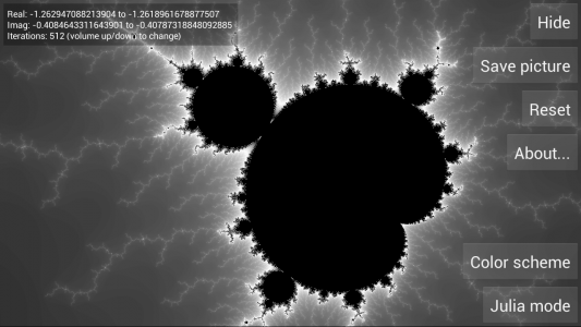 اسکرین شات برنامه Mandelbrot Explorer 4