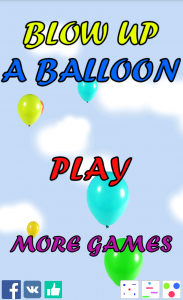 اسکرین شات بازی Blow up a balloon! 1