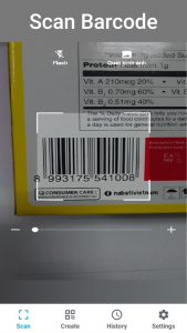 اسکرین شات برنامه QR & Barcode Scanner 2