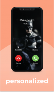 اسکرین شات 2 برنامه Call Screen - Call Themes IOS