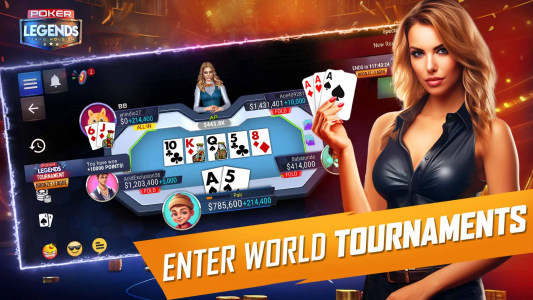 اسکرین شات بازی Texas Holdem - Poker Legends 3