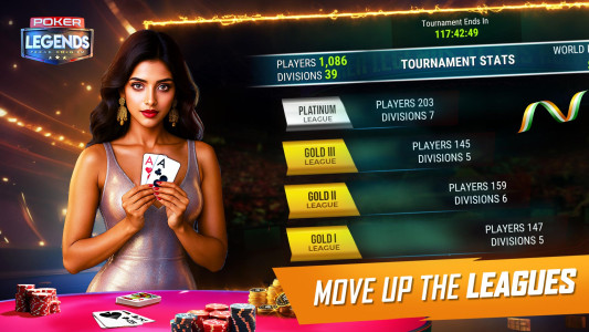 اسکرین شات 5 بازی Texas Holdem - Poker Legends