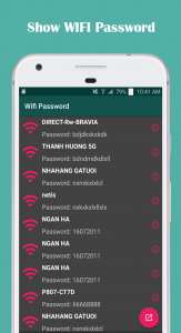 اسکرین شات برنامه Show Wifi Password - Scan Wifi 1