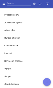 اسکرین شات برنامه Litigation 1