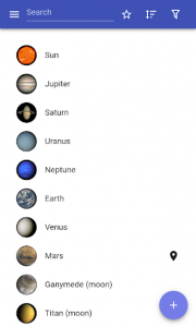 اسکرین شات برنامه Solar system 1
