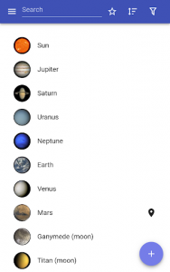 اسکرین شات برنامه Solar system 6