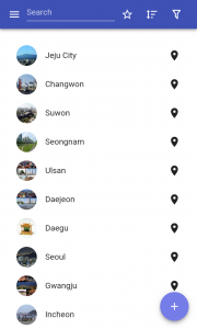 اسکرین شات برنامه Cities in South Korea 1