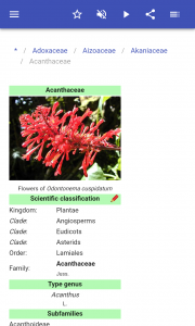 اسکرین شات 5 برنامه Plant families