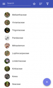 اسکرین شات 1 برنامه Plant families