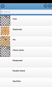 اسکرین شات برنامه Chess Tactics 1