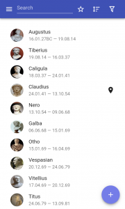 اسکرین شات 1 برنامه Roman emperors