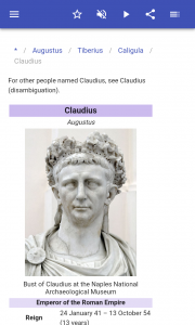 اسکرین شات 5 برنامه Roman emperors