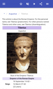 اسکرین شات 3 برنامه Roman emperors
