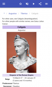 اسکرین شات 4 برنامه Roman emperors